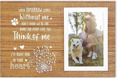 Memorial Picture Frame In Loving Memory of Mother, Father, Grandma, Grandpa, dog 4x6